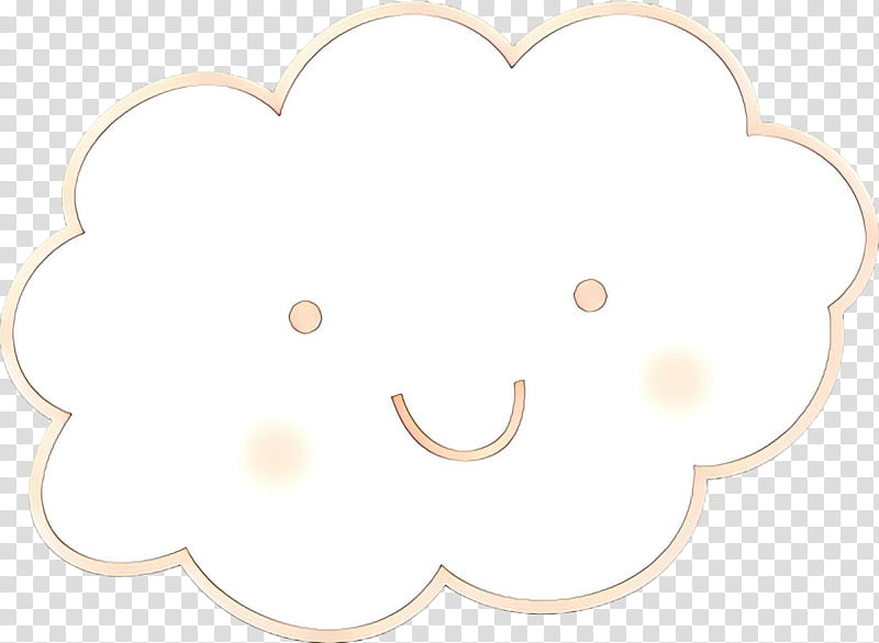 Cartoon Cloud, Cartoon, Body Jewellery, Heart, M095, Smile, Beige transparent background PNG clipart