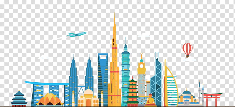 Travel Cityscape, Tourism, Dubai, Skyline, Tourist Attraction, Landmark, Asia, Human Settlement transparent background PNG clipart
