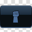 Verglas Icon Set  Blackout, Unity, black and gray fist logo transparent background PNG clipart