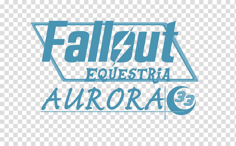 Fallout Equestria: AURORA  [logotype] transparent background PNG clipart