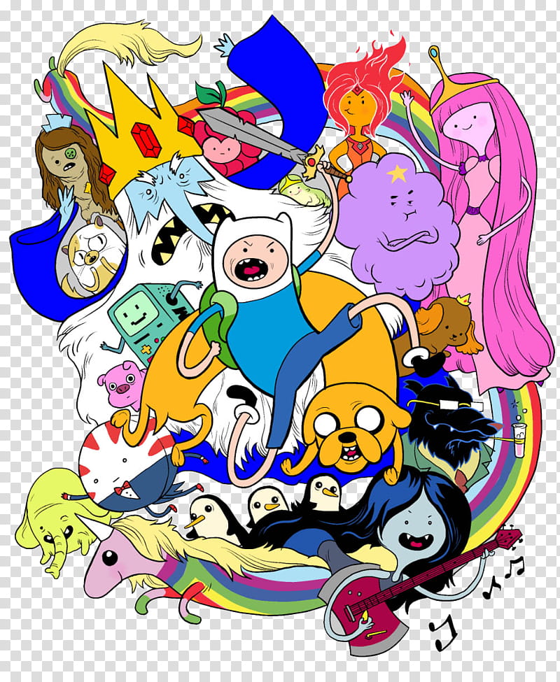 Adventure Time, Adventure Time characters illustration transparent  background PNG clipart | HiClipart