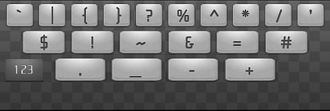 Eraser  v , smartphone keyboard screenshot transparent background PNG clipart