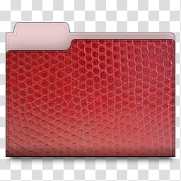 Leather Folder Icons, leather_folder_red, red leather folder icon transparent background PNG clipart