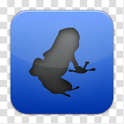 Quadrat icons, vuze, black and blue frog illustration transparent background PNG clipart