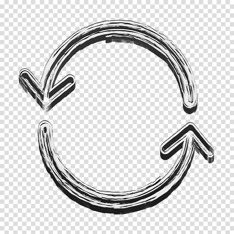 loop icon productivity icon shape icon, Social Icon, Metal, Symbol, Handle, Body Jewelry transparent background PNG clipart