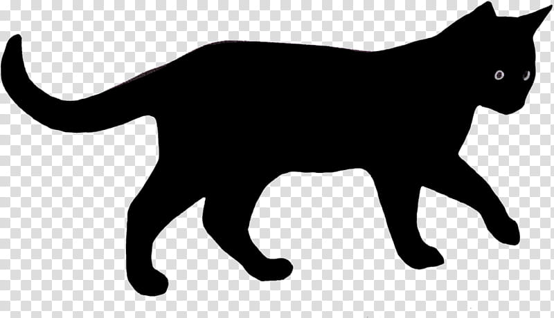 Cat Silhouette, Drawing, Black Cat, Small To Mediumsized Cats, Tail, Snout, Whiskers, Bombay transparent background PNG clipart