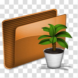 Aqueous, Folder Plant icon transparent background PNG clipart