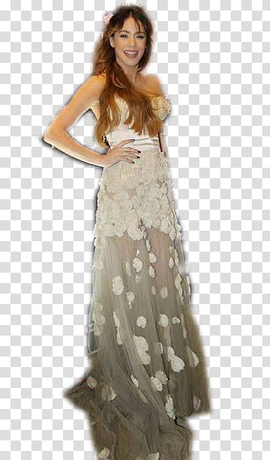 Martina Stoessel, smiling woman with akimbo gesture transparent background PNG clipart