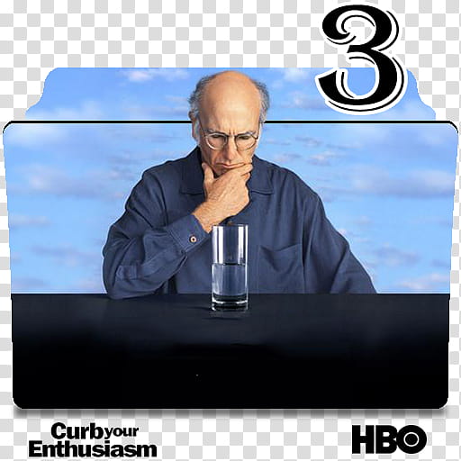 Curb Your Enthusiasm series and season folder icon, Curb Your Enthusiasam S ( transparent background PNG clipart