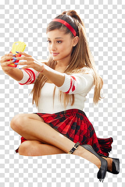 Ariana Grande, Ariana Grande holding plastic transparent background PNG clipart