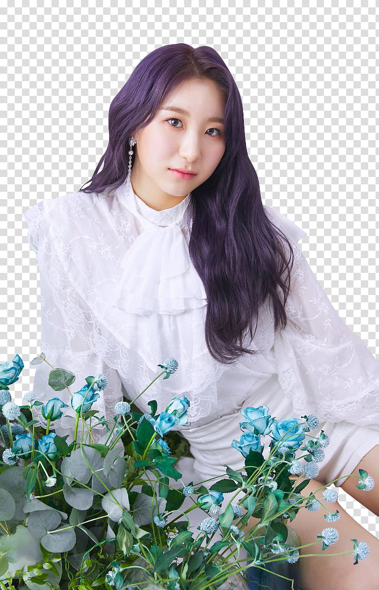 CHAEYEON COLOR IZ IZ ONE, women wearing white dress transparent background PNG clipart