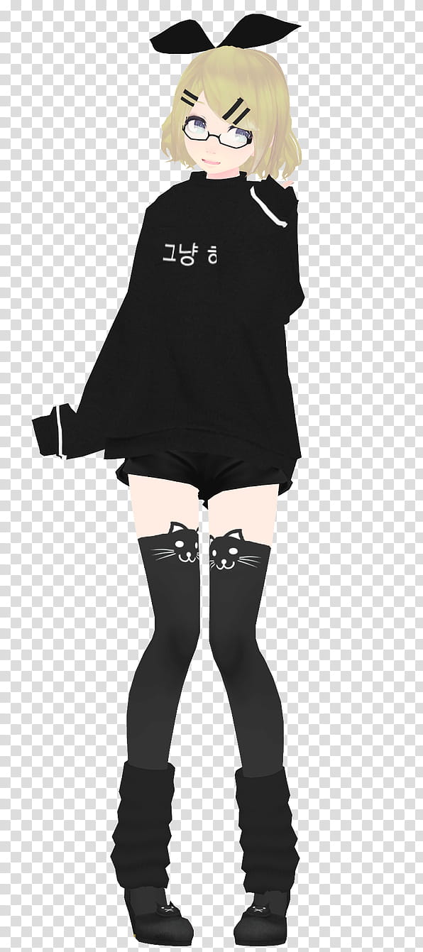 MMD .:Sweater Rin:.(+Model Test) transparent background PNG clipart