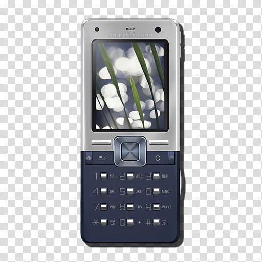 Sony Ericsson Ti Icons, Blue transparent background PNG clipart