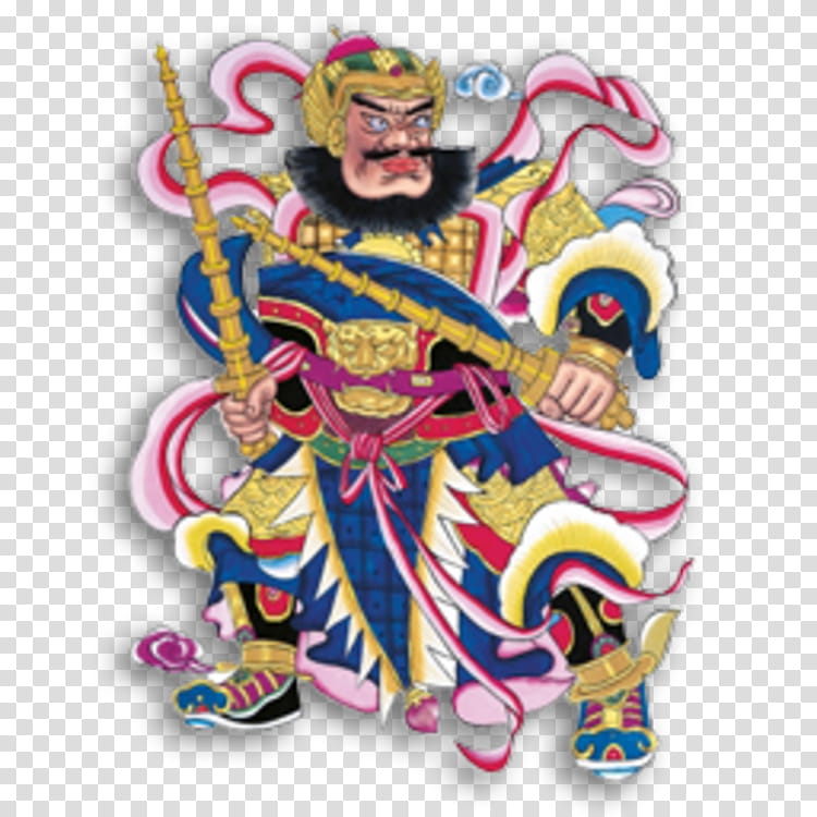 Chinese New Year Sticker, Menshen, Deity, New Year , Taoism, Han Chinese, Qin Shubao transparent background PNG clipart