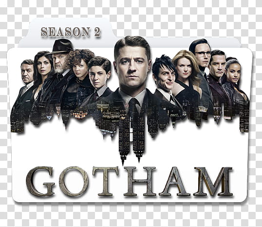 Gotham Serie Folders, Gotham series season  transparent background PNG clipart