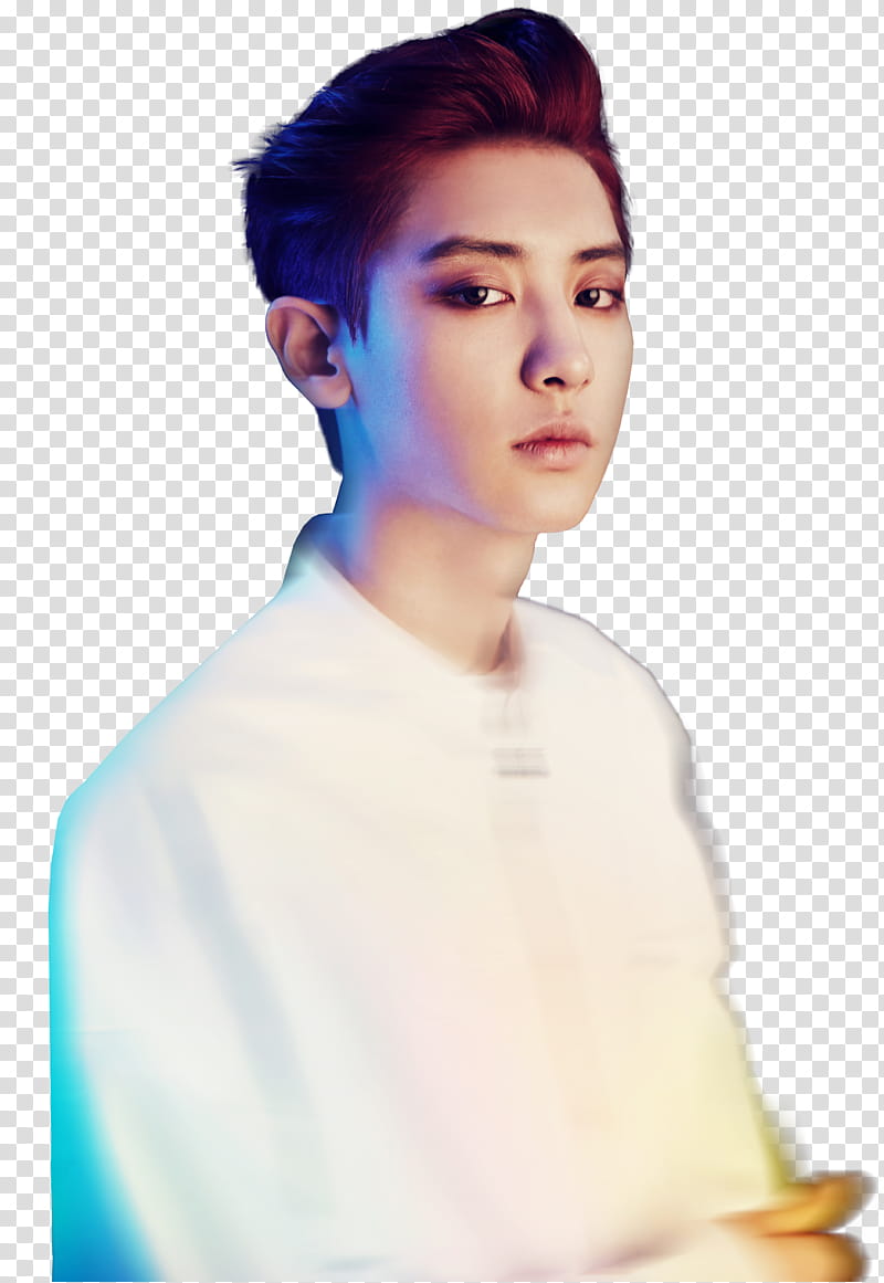 EXO Overdose, man wearing white top transparent background PNG clipart