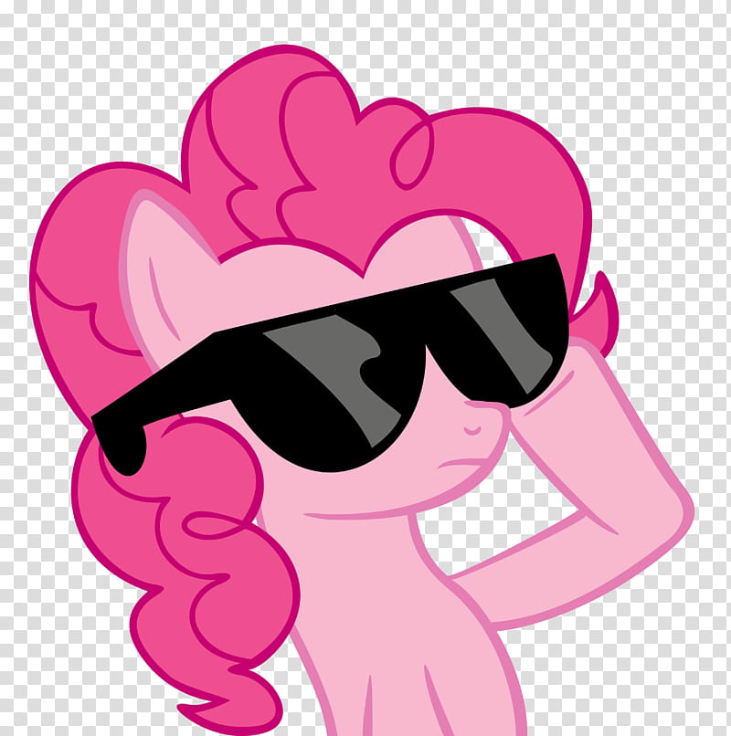 Pinkie Glasses, My Little Pony Pink Pie transparent background PNG clipart