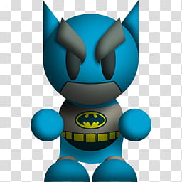 FellaSuperHero vol  Icons, Fella-Batman-x, blue and gray Batman icon illustration transparent background PNG clipart