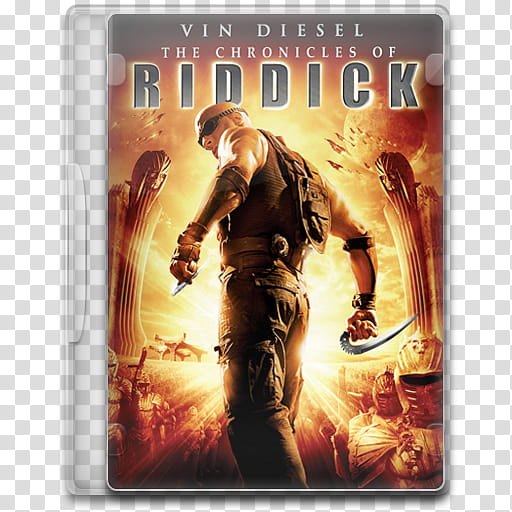 Movie Icon Mega , The Chronicles of Riddick, Riddick DVD case transparent background PNG clipart