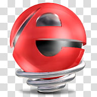 Internet explorer UC, ie red uc icon transparent background PNG clipart