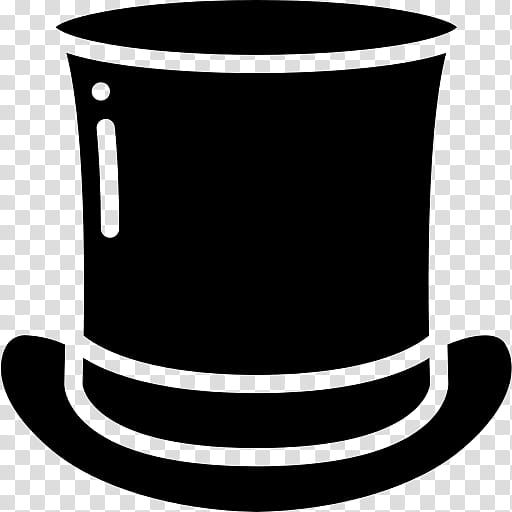 Hat, Black White M, Clothing, Tool, Line, Headgear, Cylinder, Costume Hat transparent background PNG clipart