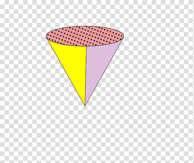 memphis  made, yellow and purple cone chart transparent background PNG clipart