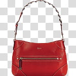 Fashion bags icons , , women's red leather sling bag transparent background PNG clipart