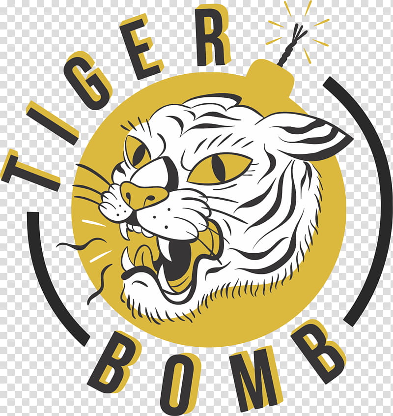 Tiger, Athens, 2018, Liquor Store, Yellow, Text, Logo, Line transparent background PNG clipart