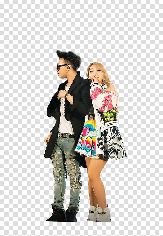 G DRAGON AND CL transparent background PNG clipart