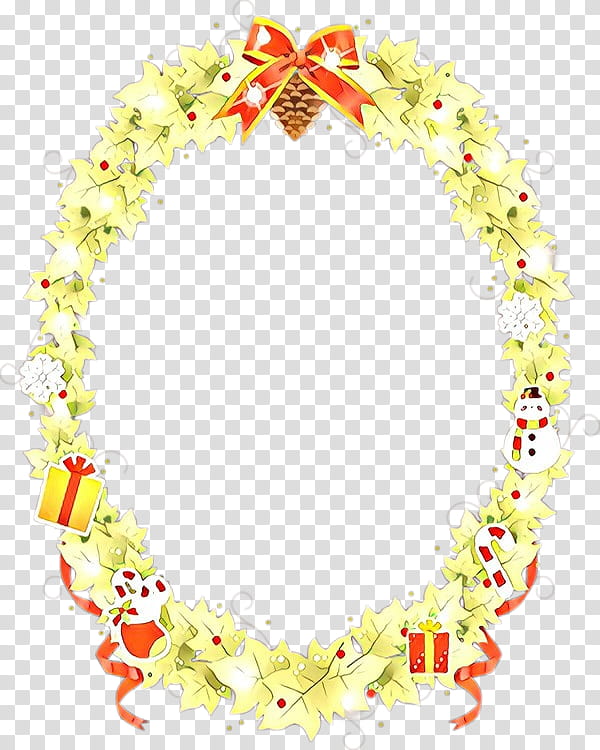 Floral design, Cartoon, Wreath, Cut Flowers, Lei, Yellow, Petal, Frames transparent background PNG clipart