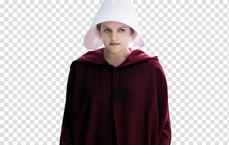 Robe Clothing, Handmaids Tale, Cape, Hoodie, Purple, Maroon, Outerwear, Costume transparent background PNG clipart