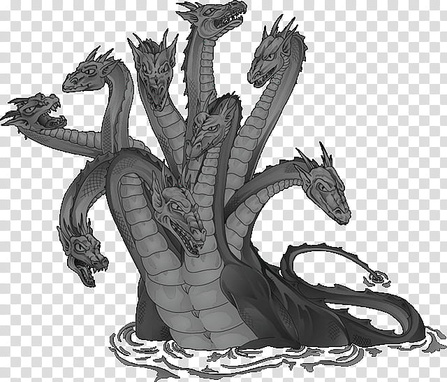 Dragon Drawing, Hydra, Lernaean Hydra, Index Term, String, Compression, Force, Tension transparent background PNG clipart