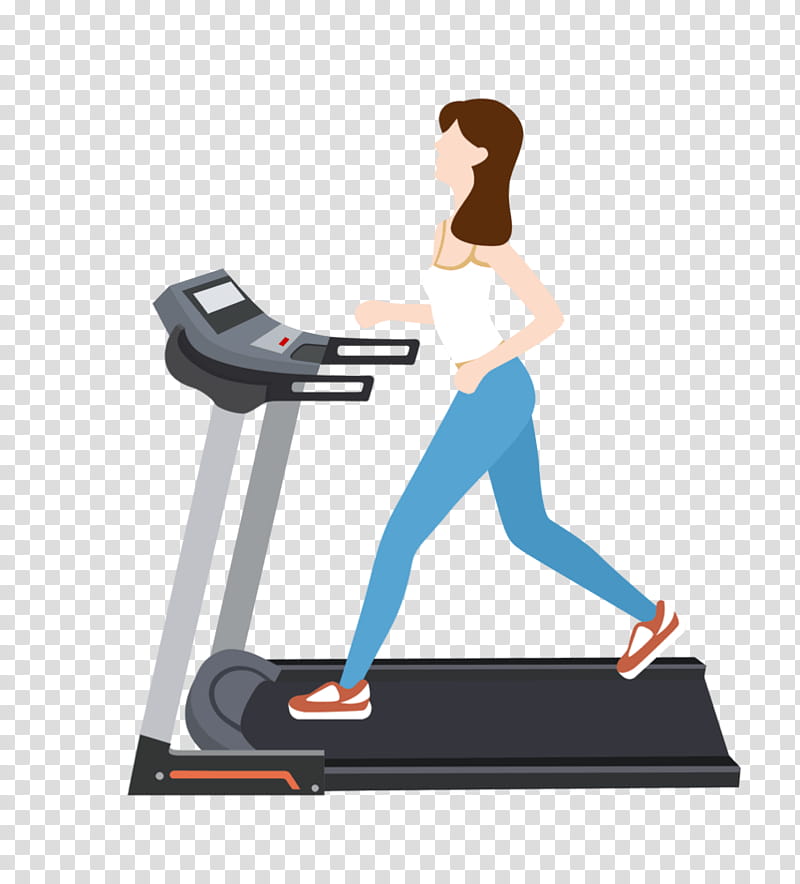 Fitness, Treadmill, Running, Cartoon, Fitness Centre, Exercise, Sports, Exercise Machine transparent background PNG clipart