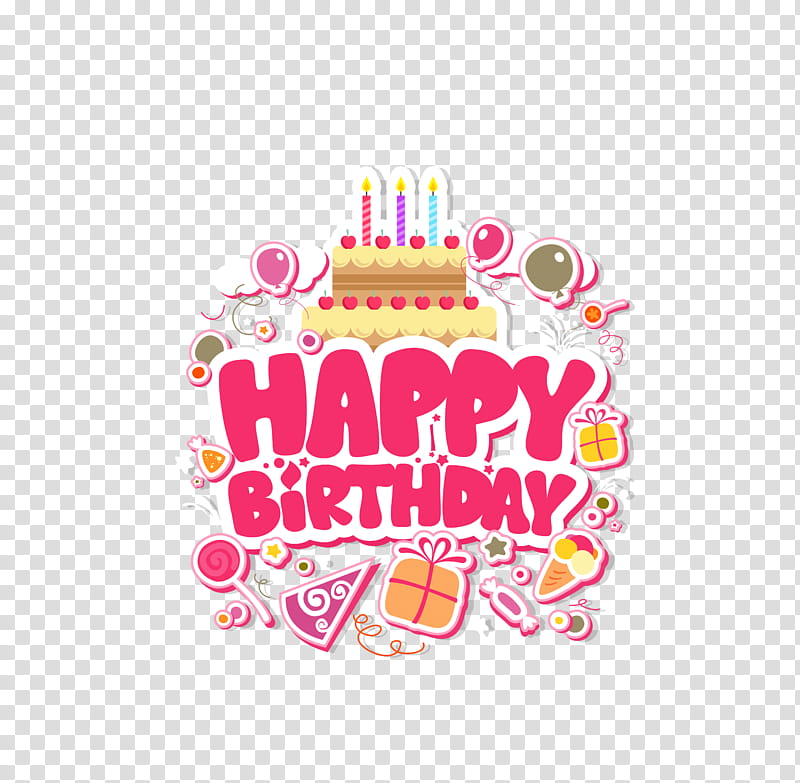 Pink Birthday Cake Logo Food Pink M Birthday Candle Birthday