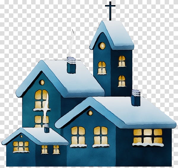 chapel home roof house architecture, Watercolor, Paint, Wet Ink, Steeple, Building, Church transparent background PNG clipart