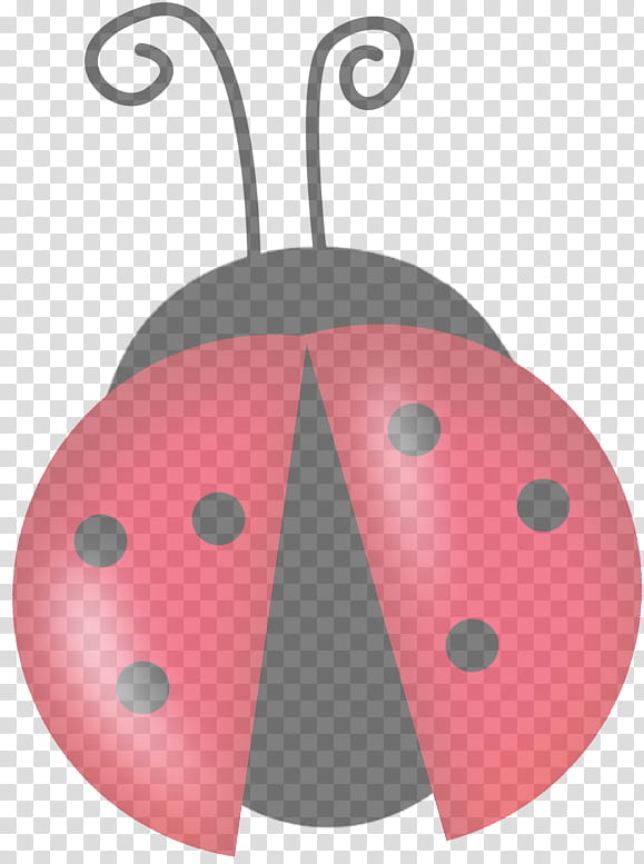 Polka dot, Pink, Insect, Beetle transparent background PNG clipart