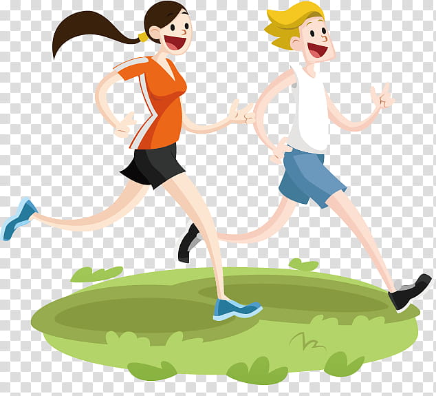 Man, Sneakers, Running, Drawing, Woman, Sports, Male, Joint transparent background PNG clipart