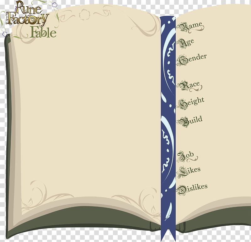 Rune Factory Fable Application, Rune Factory Fable book transparent background PNG clipart