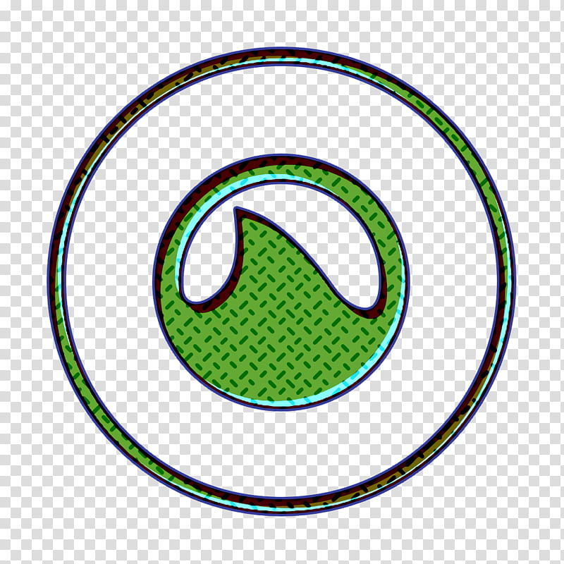 Circle Icon, Grooveshark Icon, Green, Line, Meter, Symbol transparent background PNG clipart