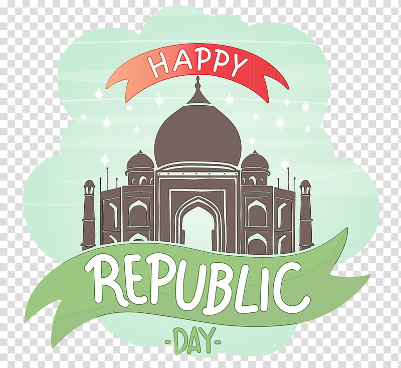 Mosque, India Republic Day, Taj Mahal, 26 January, Happy India Republic Day, Watercolor, Paint, Wet Ink transparent background PNG clipart