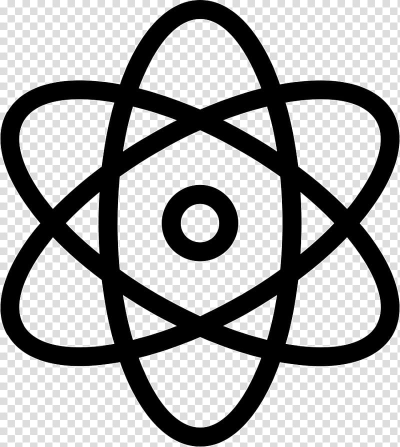 Atom Black And White, Electron, Atomic Physics, Model Of The Atom, Atomic Nucleus, Black And White
, Circle, Line transparent background PNG clipart