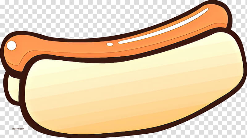 plain hot dog clipart