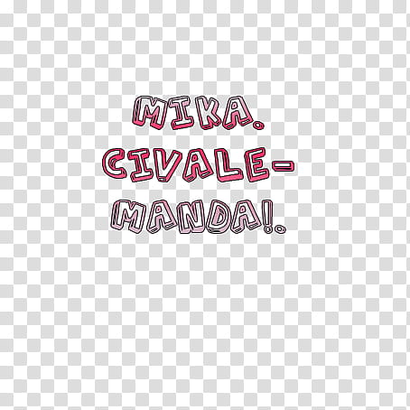 Mika Civale Manda transparent background PNG clipart