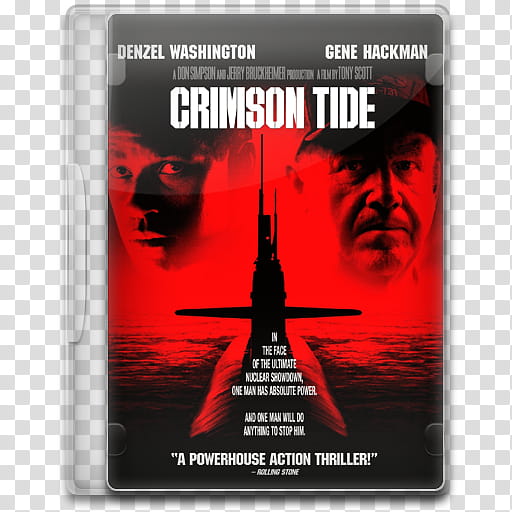 Movie Icon Mega , Crimson Tide, Crimson Tide case illustration transparent background PNG clipart