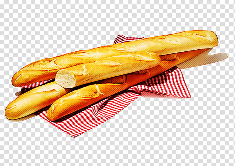 baguette food fast food junk food saveloy, Dish, Cuisine, Hot Dog Bun, Ingredient, Bocadillo transparent background PNG clipart