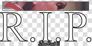 R.I.P. John Paul II-A tribute. transparent background PNG clipart