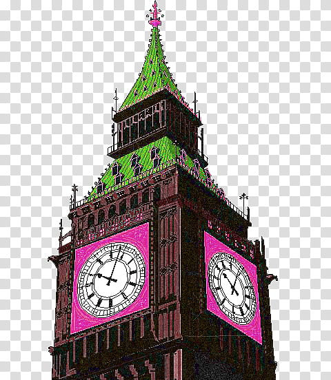 Buildings, brown tower clock illustration transparent background PNG clipart