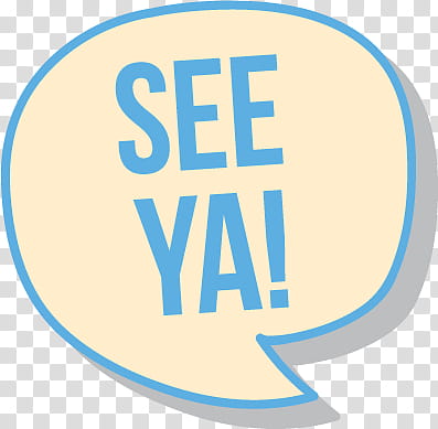 see yah text transparent background PNG clipart