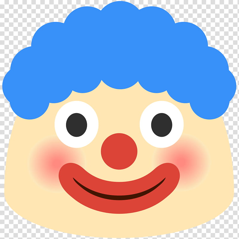 Happy Face Emoji, Emoticon, Clown, Blob Emoji, Smiley, Nose, Facial Expression, Cartoon transparent background PNG clipart