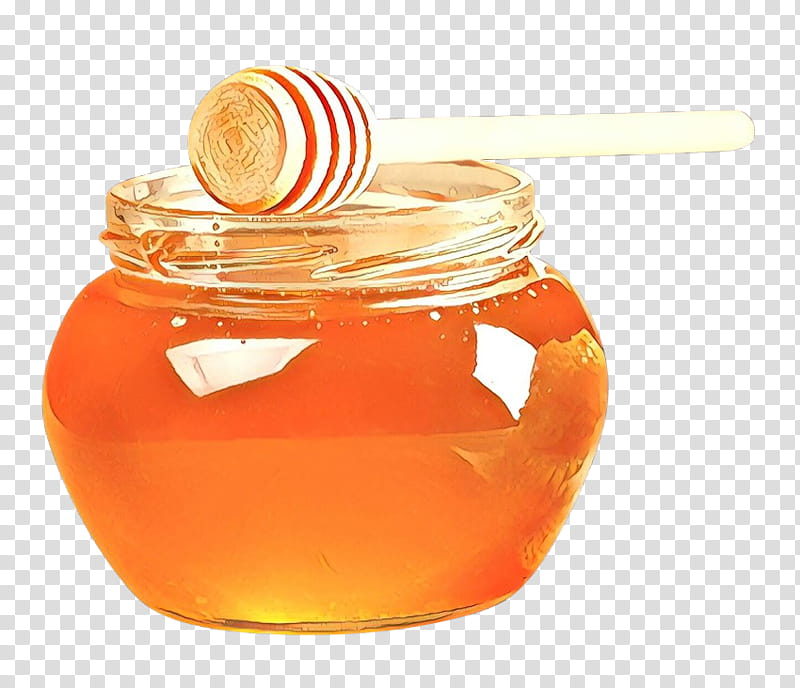 Orange, Cartoon, Honey, Food, Mason Jar, Drink, Peach transparent background PNG clipart